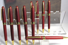 LOT OF 10 TERZETTI ROSEWOOD BALLPOINT PEN-GOLD TRIM-CLOSEOUT DEAL picture