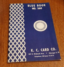 VTG 1960's K.C. Card Company Blue Book #560 - Crooked Gambling Equipment Catalog picture