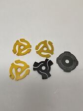 lot of 5---45 rpm adapters-recoton(yellow),admiral(black),webster chicago(metal) picture