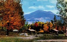 ME Baxter State Park Mt. Katahdin from Katahdin Stream Camp Site Postcard View picture