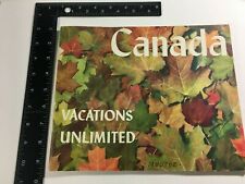 1957 CANADA VACATIONS UNLIMITED 50-page Travel Booklet Maps & Color Photos picture