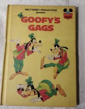 WALT DISNEY PRODUCTIONS PRESENTS GOOFY'S GAGS BOOK 1974 BOOK CLUB EDITION picture