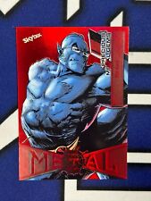 BEAST 2022 UPPER DECK UD MARVEL METAL UNIVERSE MMU #7 PMG RED #24/100 picture