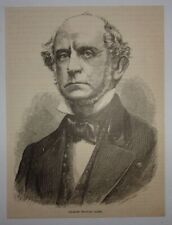 1866 Charles Francis Adams (Civil War) Engraving picture