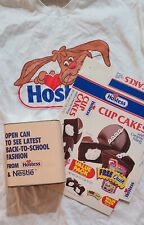 1989 VERY RARE Hostess, Nestlé Quik cross-branding Packaging, Shirt & Container picture
