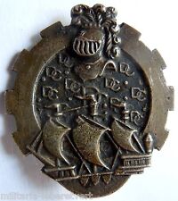 TRAIN OF THE 3RD DIVISION BATTLESHIP badge Made Butcheron ORIGINAL 1939 picture