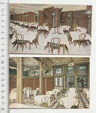 2 Vtg Postcards Kolbs Tavern Dining Room Interior 2 Views New Orleans LA Calif picture