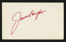 James Hampton d2021 signed autograph Vintage 3x5 Hollywood: Actor on F Troop picture
