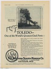 1928 Wellman Seaver Morgan WSM Co. Ad: Maumee River Docks Pic, Toledo OhiO picture