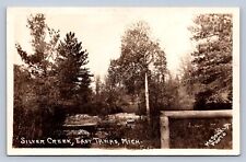 DS2/ East Tawas Michigan RPPC Postcard c1940-50s Silver Creek  209 picture