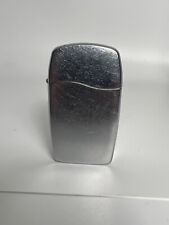 HTF 2005 05 J Brushed Stainless Steel Zippo Butane 10/29A Lighter Fuel Window  picture