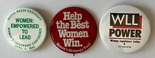 Women's rights buttons lot cause protest campaign power George Mason University picture