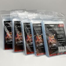 Ultra Pro Penny Card Soft Sleeves 5 Packs of 100 for Standard Sized Cards = 500 picture