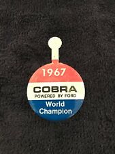 Vintage Shelby Cobra Pin Badge, 1967 picture