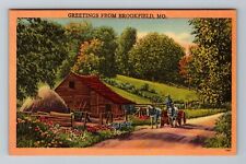 Brookfield MO-Missouri, General Greetings, Vintage Postcard picture