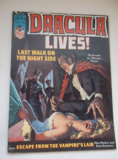 CURTIS/MARVEL: DRACULA LIVES #8, LAST WALK ON THE NIGHT SIDE, 1974, FN- (5.5) picture