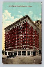 Houston TX-Texas, New Blender Hotel, Exterior, Vintage Postcard picture