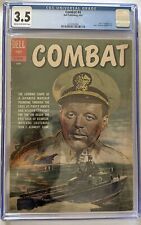Combat Issue 4 (Dell Comics, 1962) RARE **John F. Kennedy Story ** Hot 🔥CGC 3.5 picture
