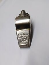 Vintage THE ACME THUNDERER Brass Whistle MADE IN ENGLAND Police Train picture