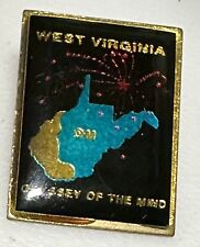 Vintage West Virginia Odyssey Of The Mind OM OotM Competition Pin Pinback Button picture