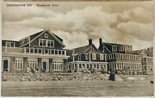 WESTBROOK, CONN. C.1920 PC. (A56)~VIEW OF CASTLEBROOK INN ON LONG ISLAND SOUND picture