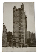 VTG Post Card PC 1917 Park Row Building New York Posted 1907 Scenic picture