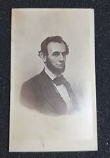 ABRAHAM LINCOLN CDV 1860s Civil War CDV President BOLD IMAGE  picture