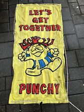 Vintage 70s HAWAIIAN PUNCH Canvas Pool Float Raft PUNCHY picture