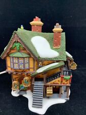 Dept 56 Dickens Village Wingham Lane Parrot Seller Lighted Christmas House picture