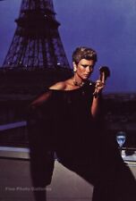 1970s Vintage HELMUT NEWTON Female Paris Eiffel Night Fashion Photo Art 8X10 picture