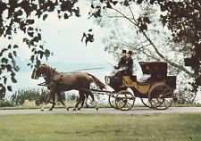 POSTCARD F - SWEDISH POSTAL COACH, 1880'S. THE COACH CARRIED MAIL & PASSENGERS picture