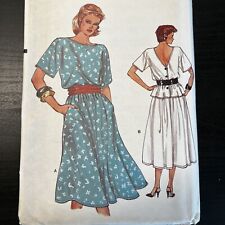 Vintage 90s Vogue 8905 Loose Fit Top + Flared Skirt Sewing Pattern 8 10 12 UNCUT picture