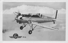 RPPC Aviation Ryan PT-22 Recruit Army Air Corp Monoplane War Trainer Postcard picture