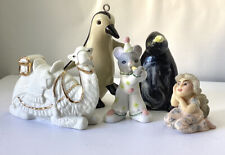 Vintage figurine Lot Penguins And Camel Collectible Replacements  picture
