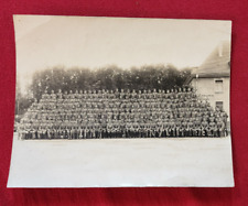 WW2 WWII Original German Wehrmacht Army Regiment HUGE photo 100s of soldiers picture