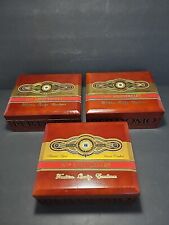 Lot of 3 Perdomo 20th Anniversary Wooden Cigar Boxes 8.5x7x3.25 picture