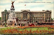 London Victoria Memorial and Buckingham Palace Postcard picture
