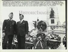 1962 Press Photo Lincoln's birthday ceremonies at his tomb in Springfield, Ill. picture