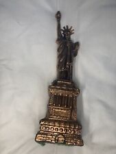 Vintage 10’x3 Statue of Liberty Statue New York Souvenir Copper Color Metal picture