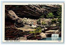 Logan OH, Upper Gorge And Falls Old Man's Cave Scenic Wonderland Postcard picture