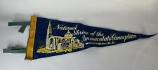 Vintage Pennant Shrine Of The Immaculate Conception Basilica Catholic Church picture