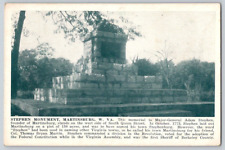Antique Postcard~ Stephen Monument~ Martinsburg, West Virginia picture