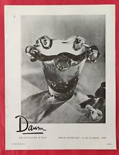 Press Advertisement: 1950 - Cristallerie d'Art DAUM - CRITERIA Gilbert Pencil picture