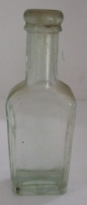 Vintage Apothecary Medicine Embossed Bottle CASTORIA Dr S Pitcher picture