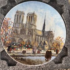 Limoges La Cathedral Notre Dame Limited Edition Plate picture