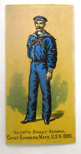 1888 N224 Kinney Military 1886 CHIEF GUNNER'S MATE U.S.N. Tobacco Card picture