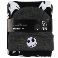 Tim Burton's Nightmare Before Christmas Warm Winter Set Beanie and Scarf Combo picture