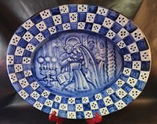 TUROV Hand Painted Art Pottery Ceramic Plate 1994 