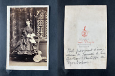 Camille Silvy, London, Jane Celestia Hoare Vintage CDV Albumen Print. CDV, t picture