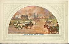 Ogden Residence After Fire Historic Earle Painting Series Chicago IL Postal B50 picture